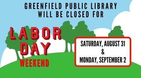 Library Closing for Labor Day Weekend