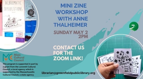 Mini Zine Workshop with Anne Thalheimer