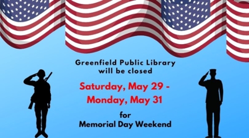 Library Closing for Memorial Day Weekend