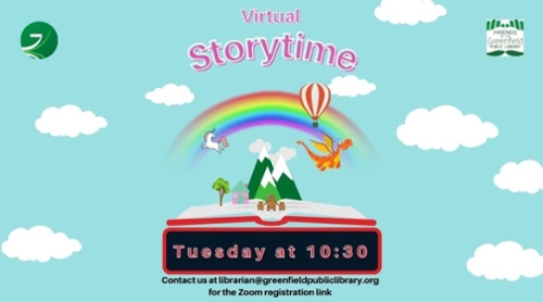 Virtual Story Time at the GPL with Ellen Lavoie