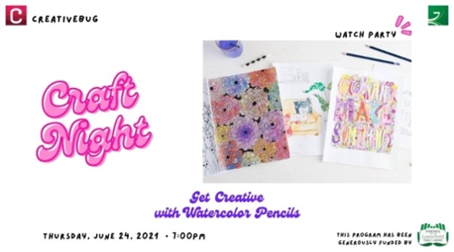 GPL Craft Night: Get Creative with Watercolor Pencils