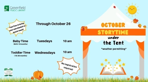 Baby Story Time Under the Tent with Ellen Lavoie
