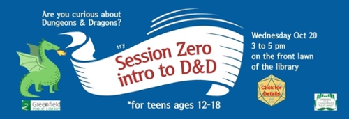 Session Zero: Intro to D&D for Teens