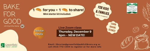 Bake for Good Youth Baking Program -- Rescheduled