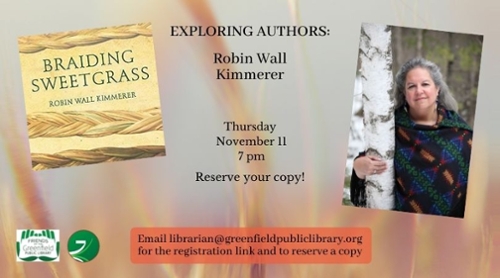 Exploring Authors Book Club: Robin Wall Kimmerer