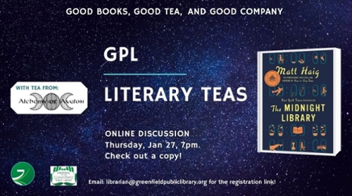 Literary Teas at the GPL: The Midnight Library