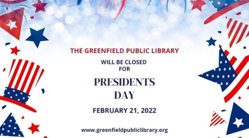 Library Closing for Presidents’ Day