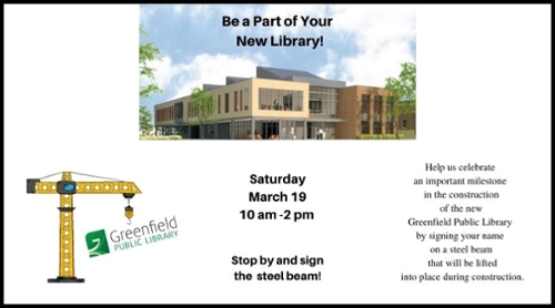 Be a Part of Your New Library!