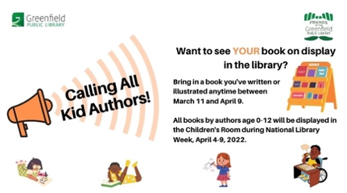 Kid-Crafted Book Display for Library Week
