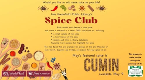 Greenfield Public Library’s Spice Club