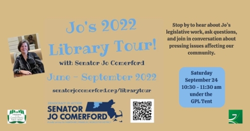 Senator Jo Comerford Library Tour
