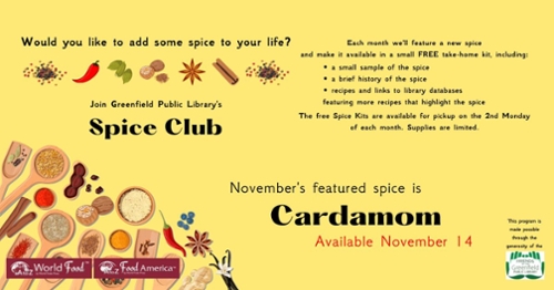 November's Spice Club Kit is Available on This Day