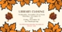 Library Closing for Thanksgiving