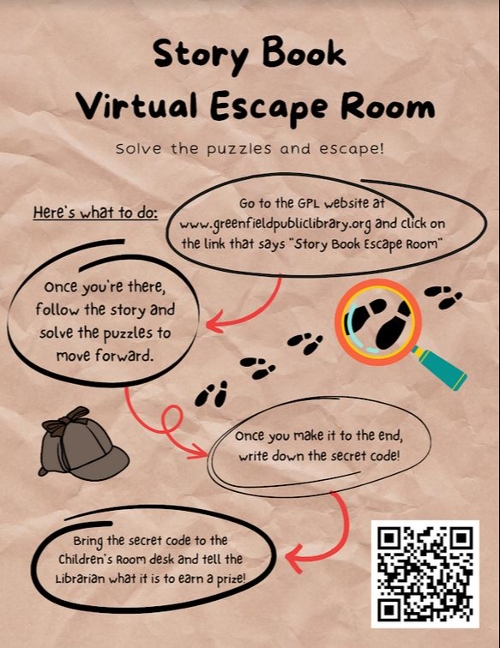 Story Book Escape Room  February 1-28