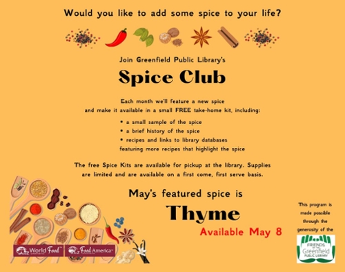 GPL’s Spice Club Kit: Available Monday, May 8