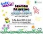 GPL Kids Back-to-School Craft: Crayon Printing