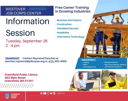 Westover Job Corps Information Session