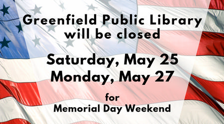 Library Closing for Memorial Day Weekend