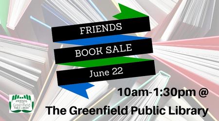 Friends of Greenfield Public Library Spring Book Sale
