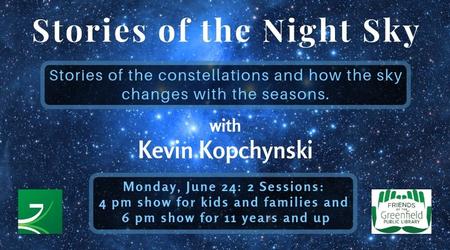Blast off Event for Summer Reading- Stories of the Night Sky